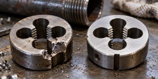 Почему выкрашиваются зубья плашек: причины и диагностика